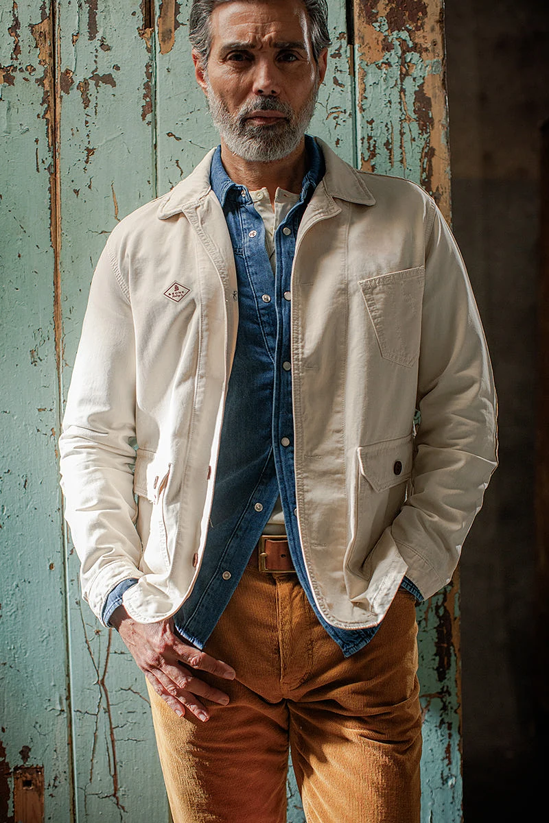 &SONS Carver Jacket Ecru