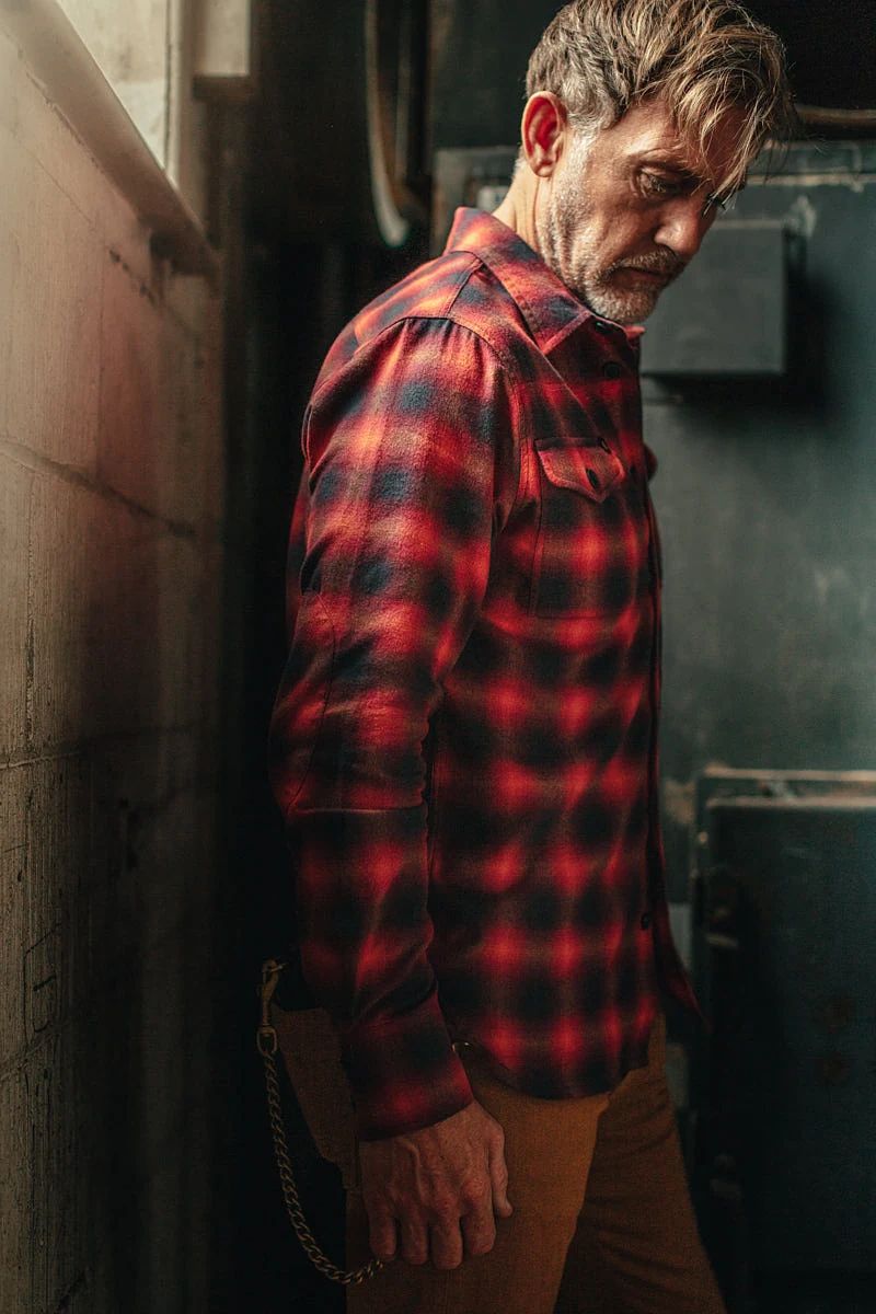 &SONS Logger Shirt Red