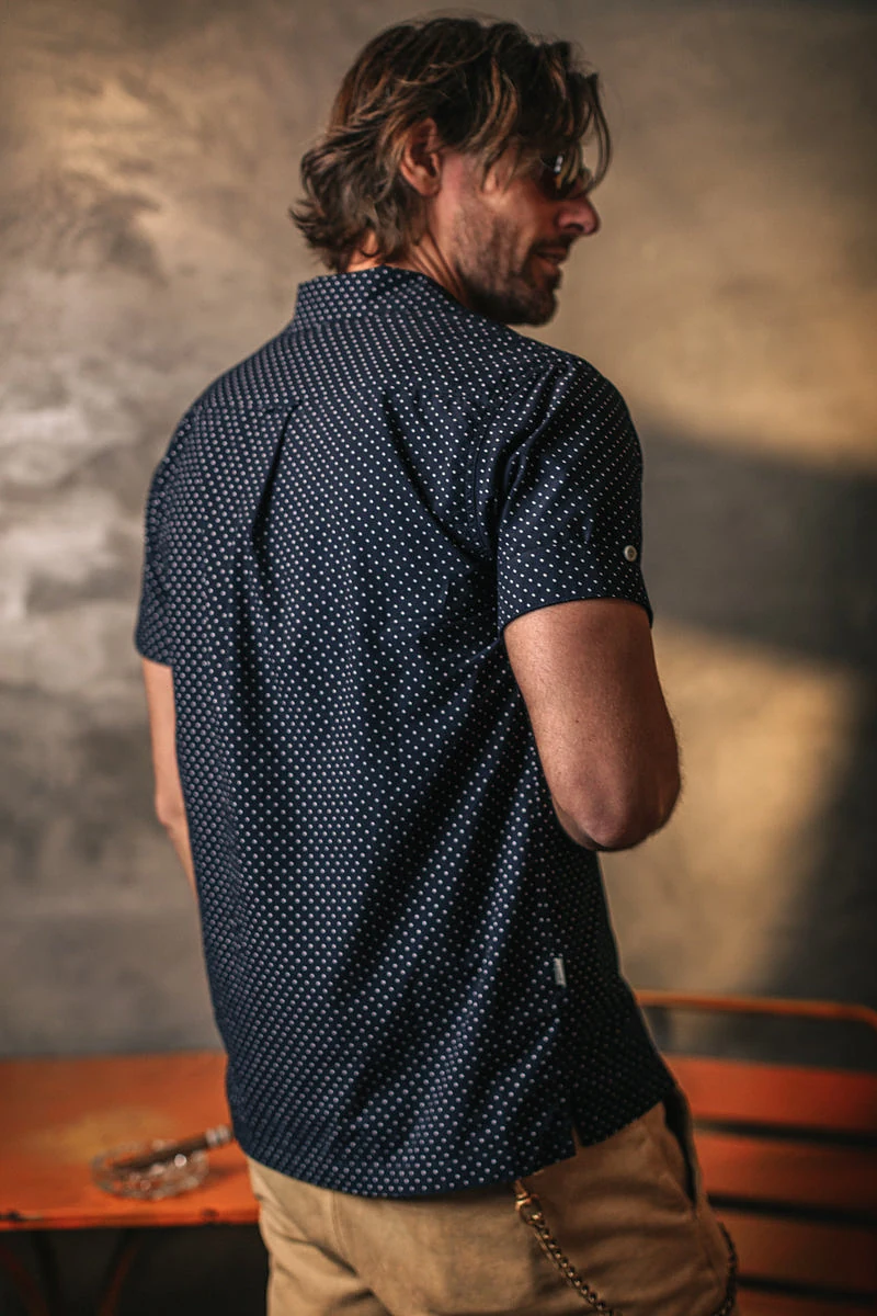 &SONS Mason Club Shirt Navy