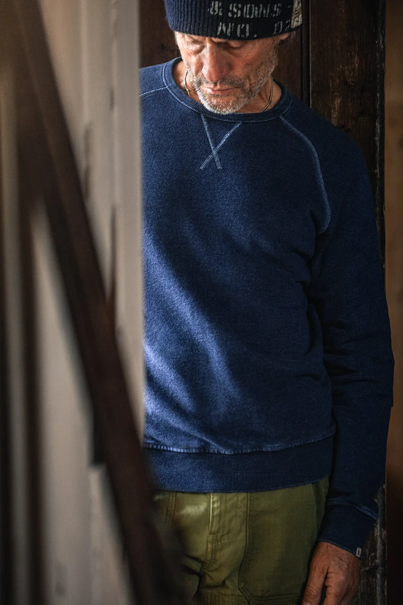 &SONS Ocean Indigo Sweat