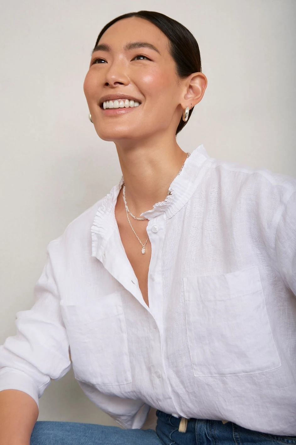 Odile Linen Shirt - White