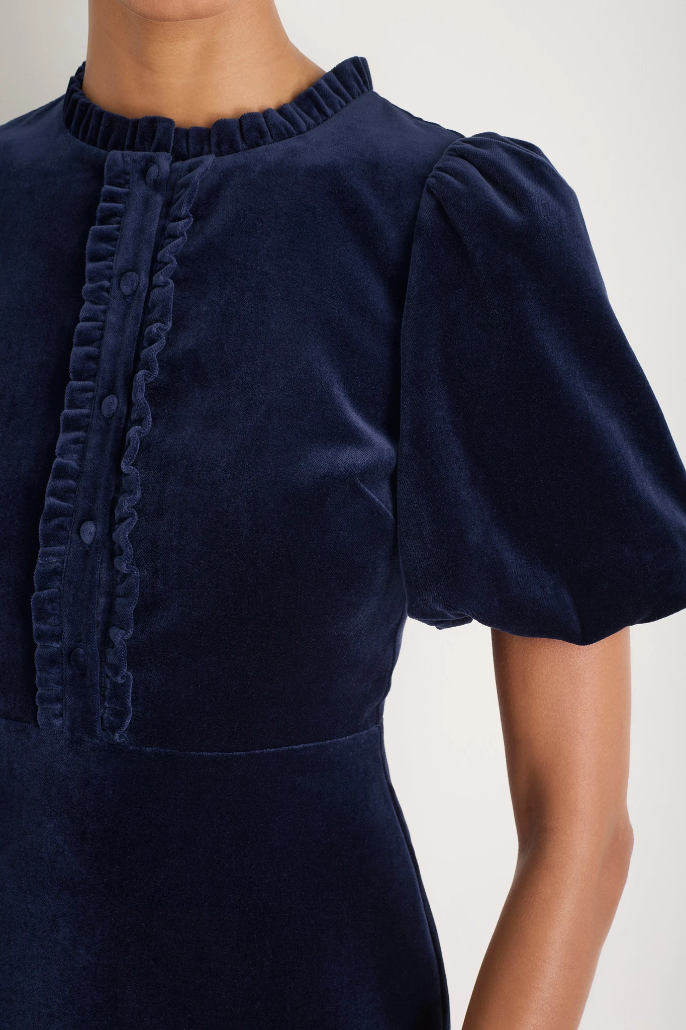 Cath x WYSE Diana Velvet Dress - Midnight - 2R