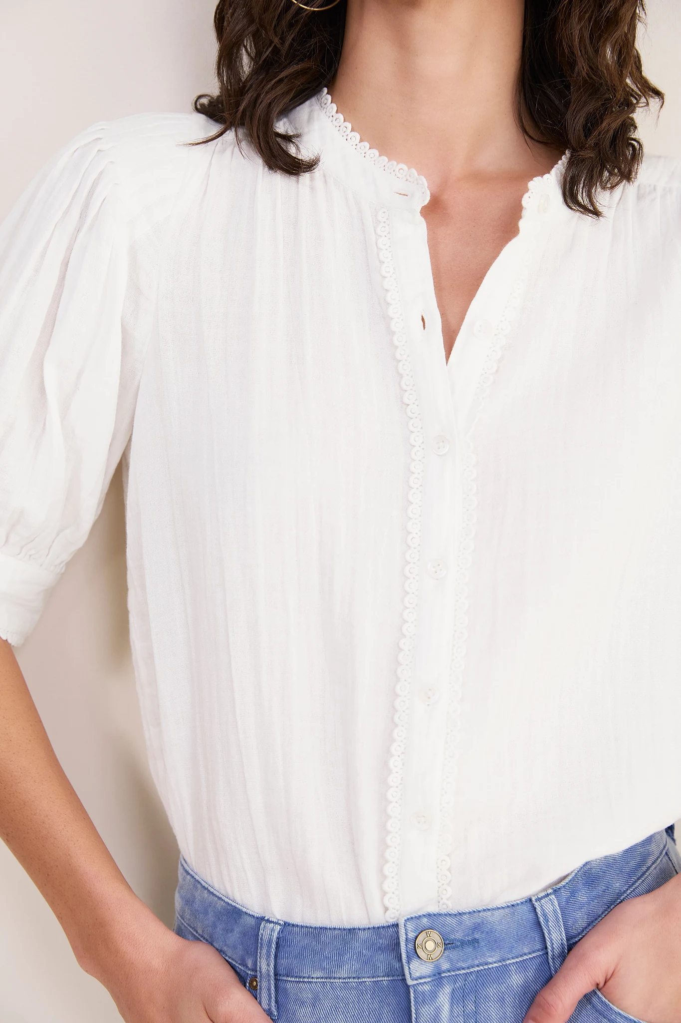 Fiona Blouse - White