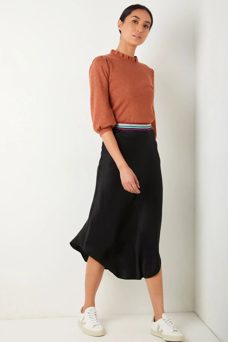 Eloise Slip Skirt - Black