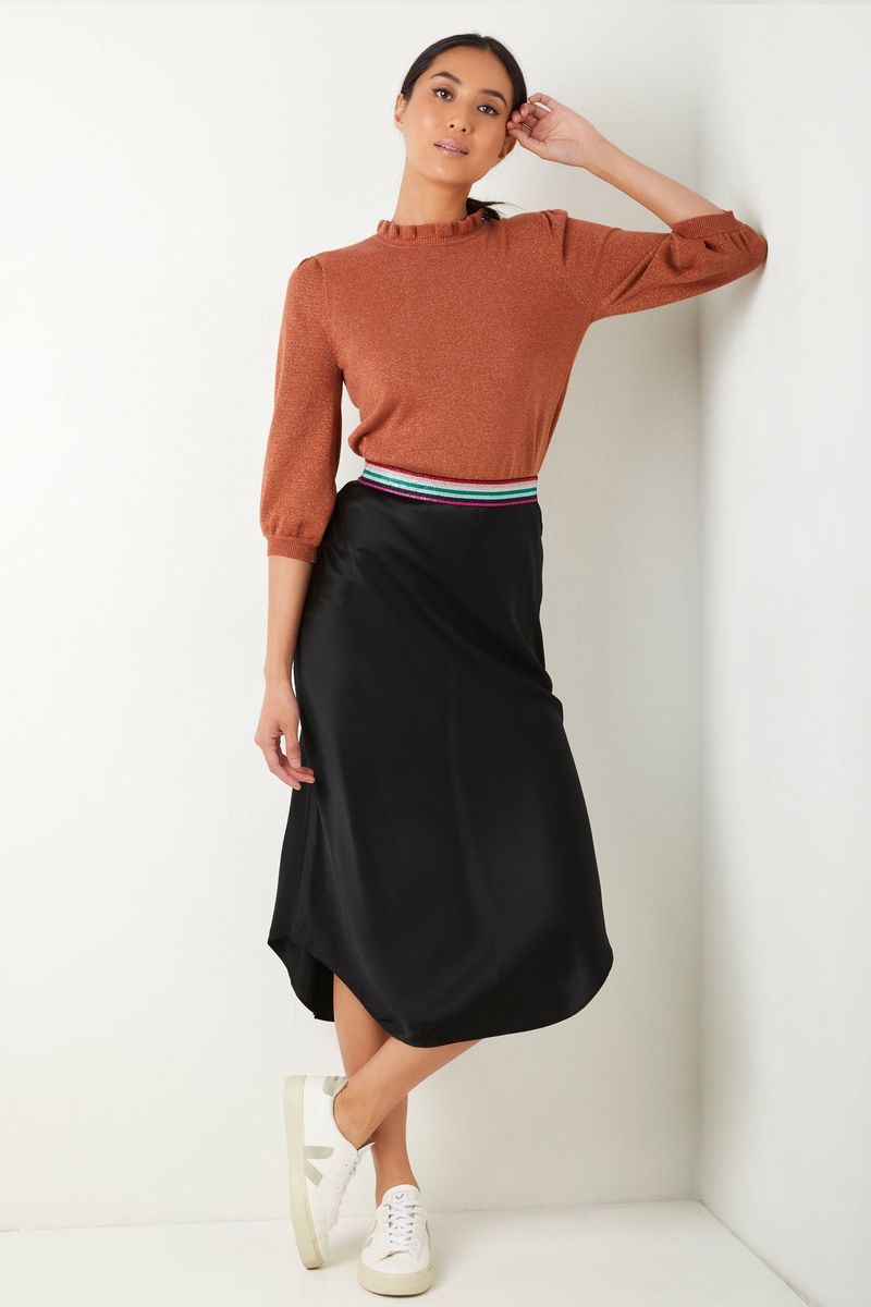 Eloise Slip Skirt - Black