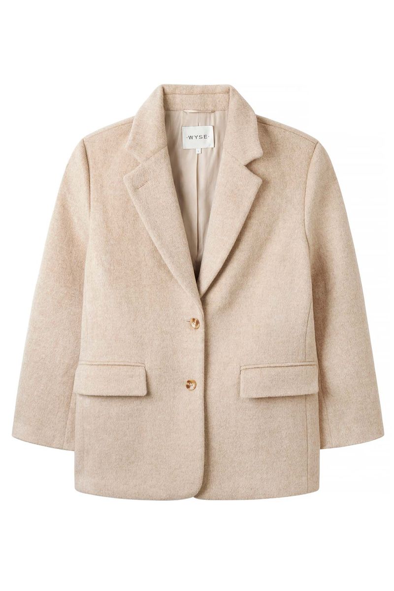 Bella Wool Jacket - Taupe