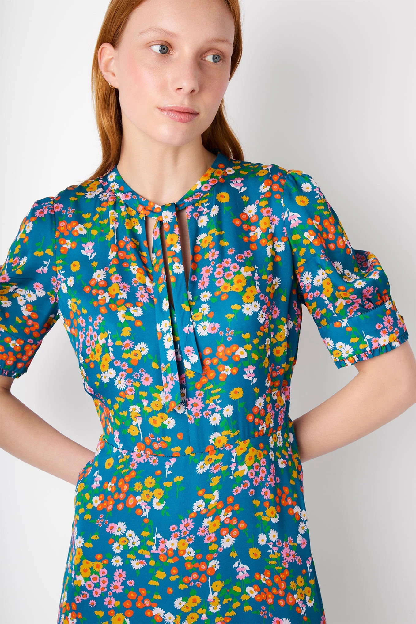 Paulina Floral Print Dress - Multi
