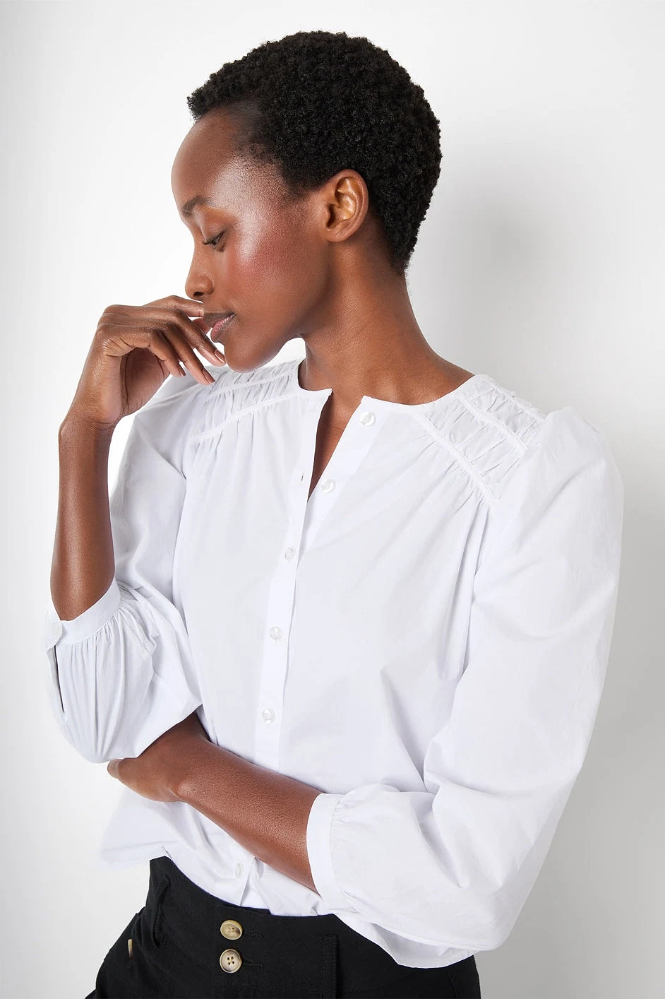 Bayley Blouse - White