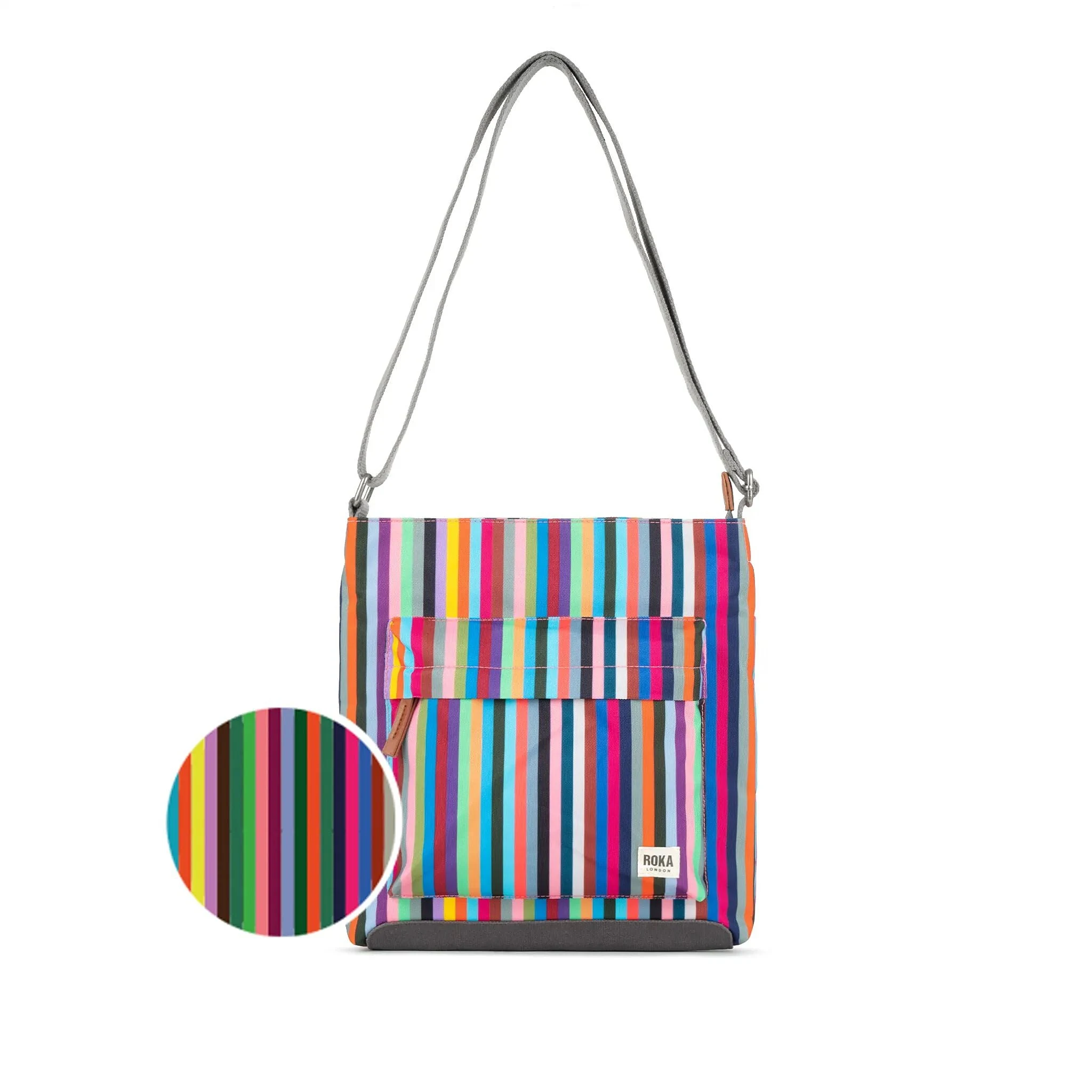 Kennington B Multi Stripe Recycled Canvas