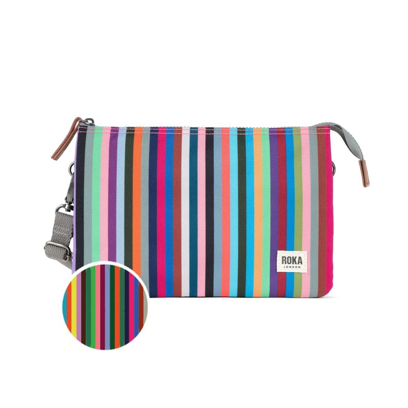 Carnaby Crossbody Bag in Multi Stripe