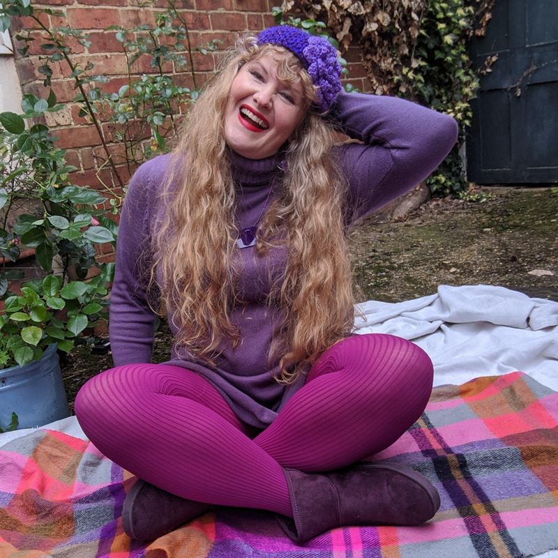 Ribbed Tights - Figgy Pudding
