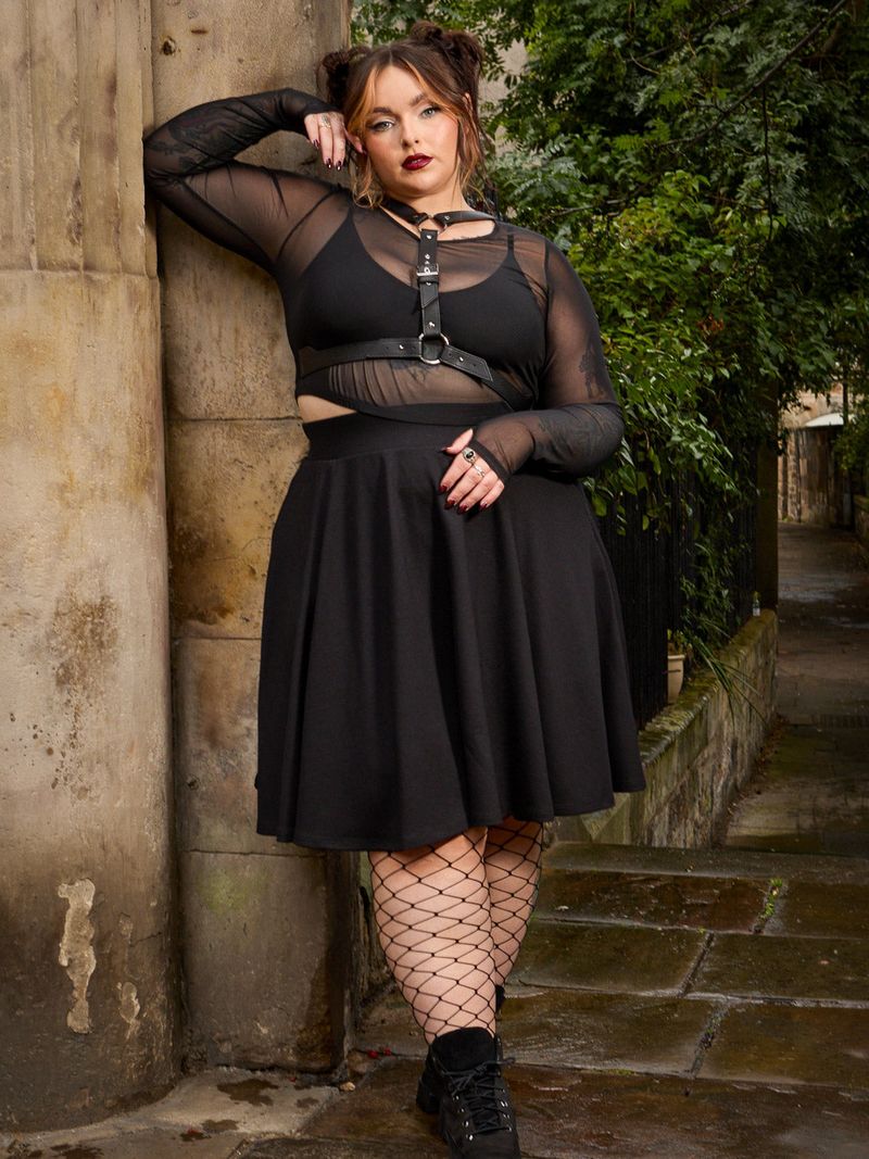 V2 Flare Skirt - Black