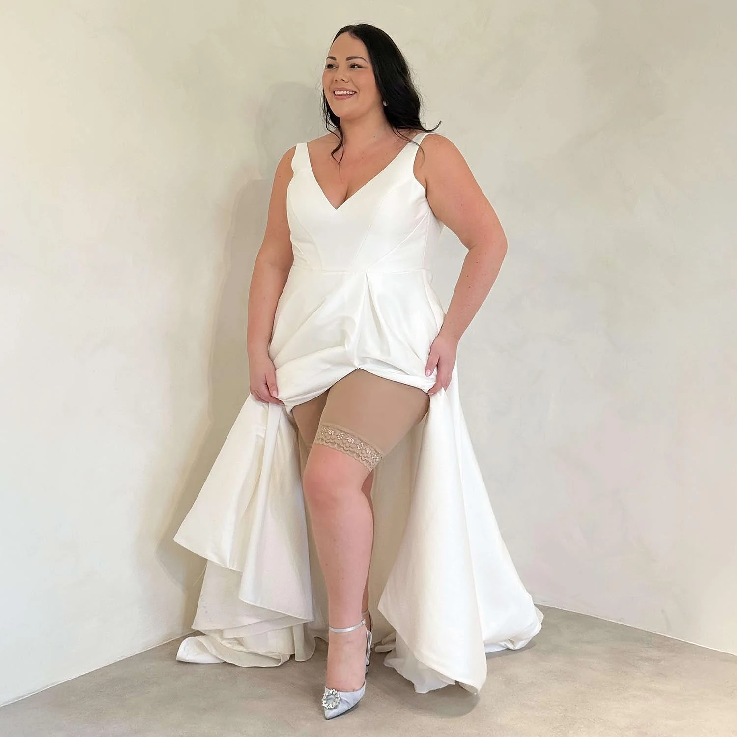 Lace Stay Cool Chub Rub Shorts - Blissful