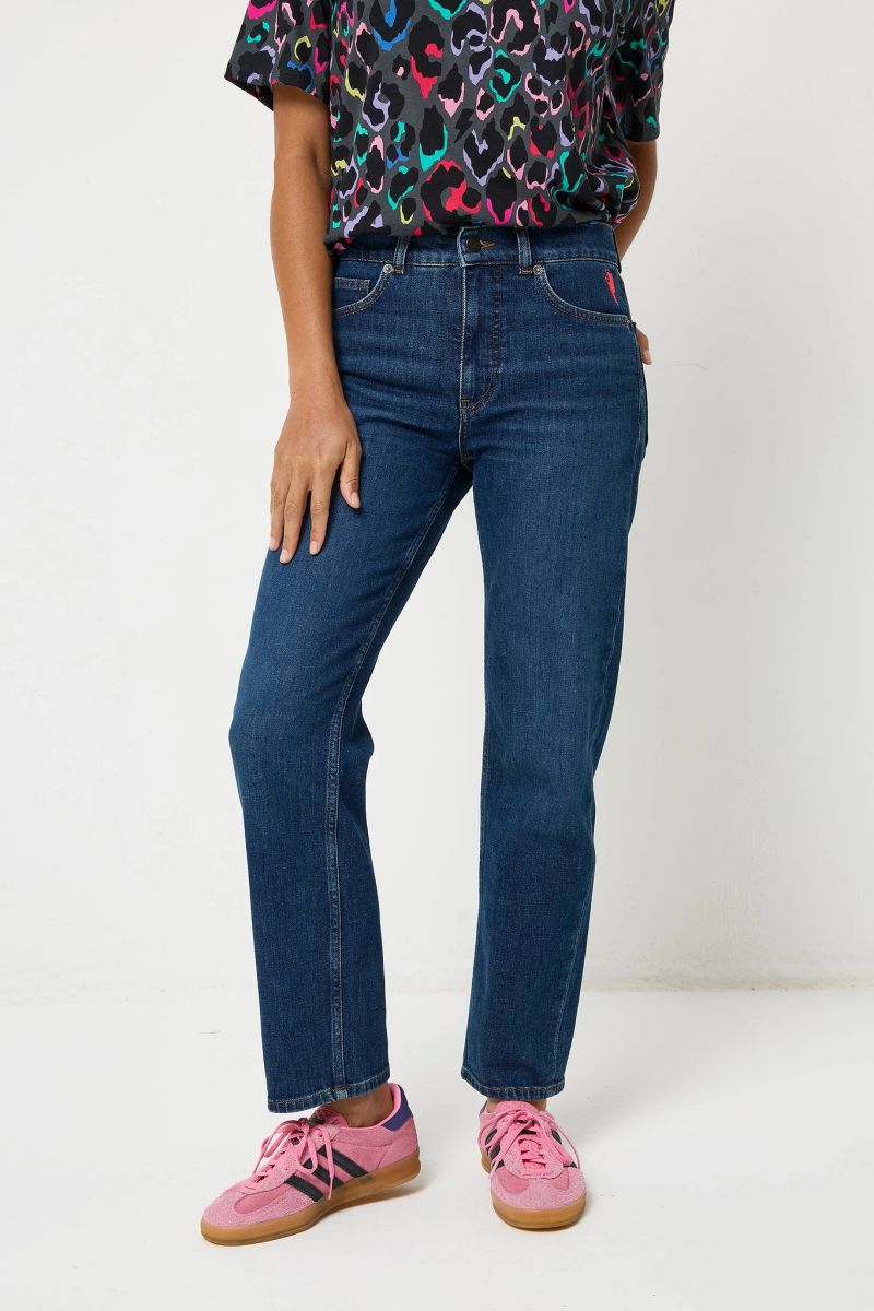Autentici Jeans Boyfriend Indaco