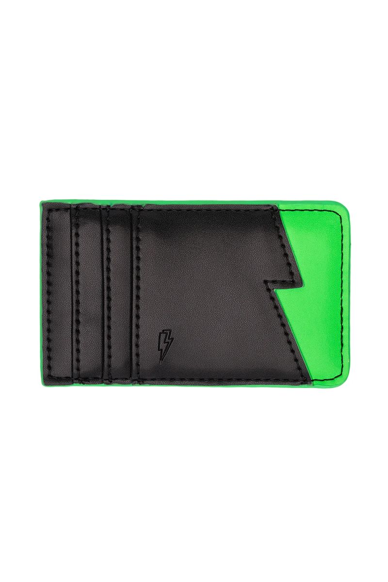 » Negro con Tarjetero Verde (100% off)