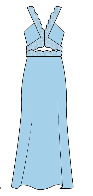 Cornflower Blue Mimi Dress