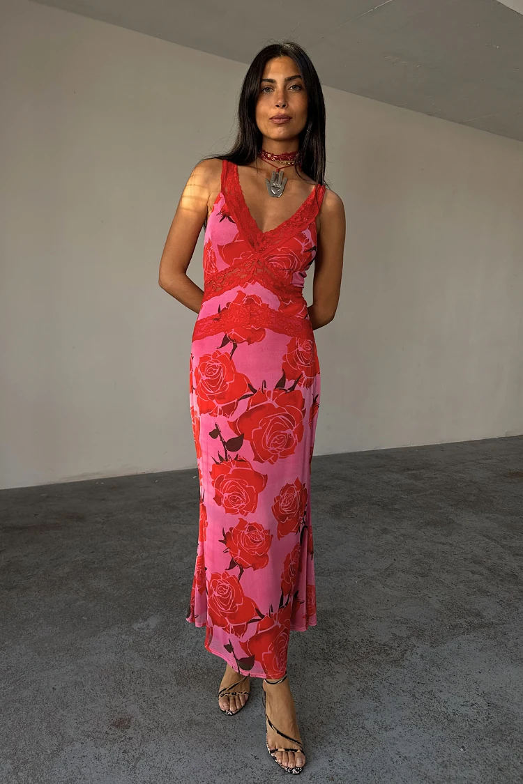 Rosa Mesh Gianna Dress