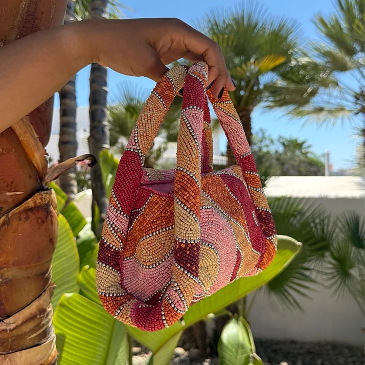 Pink Abstract Bag