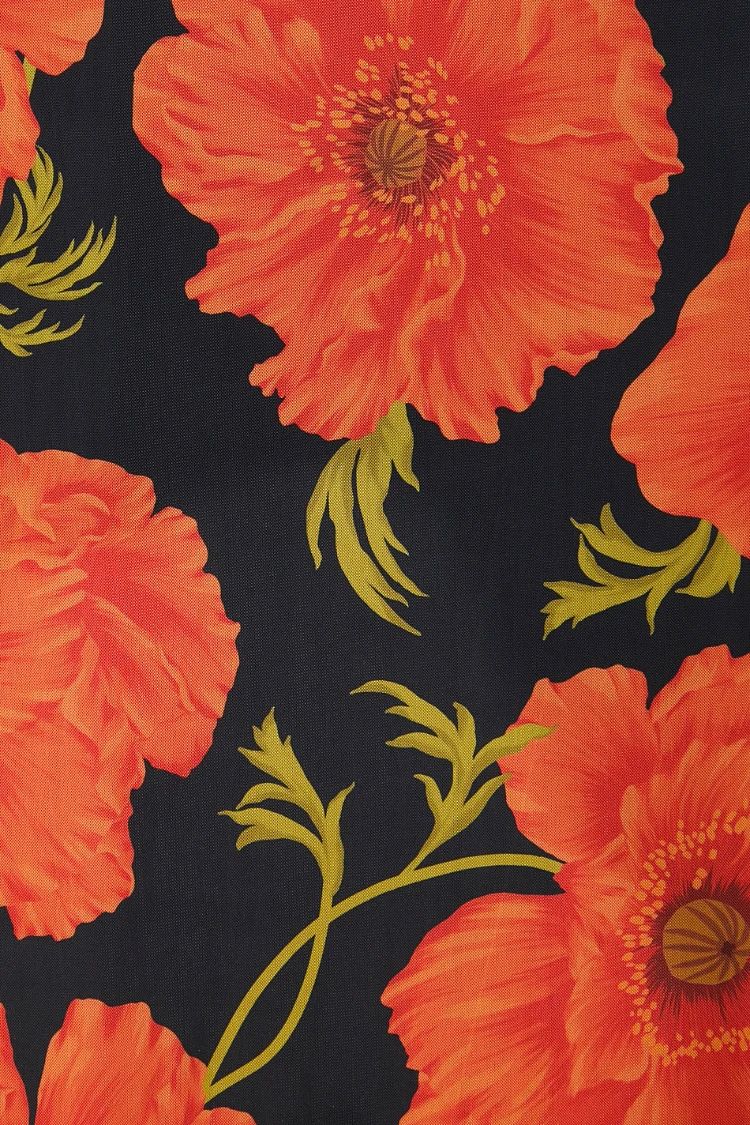 Black Poppy Aria Mesh Abito