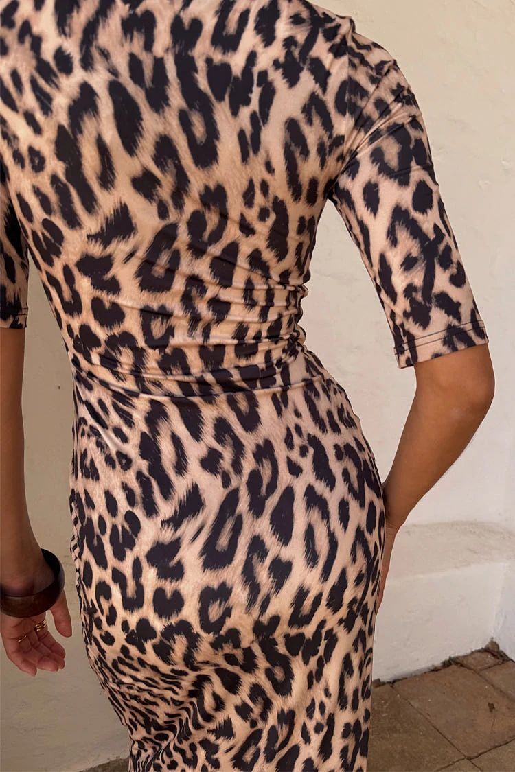 Leopard Iris Dress