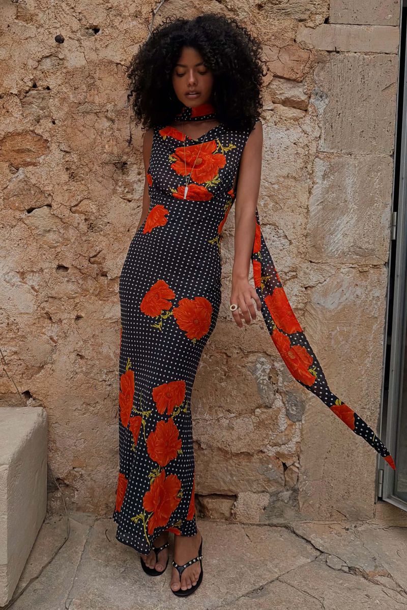 Black Poppy Sophie Dress