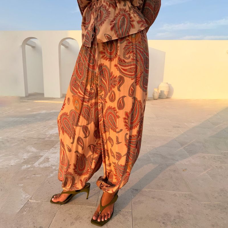 Pantalones Globo Paisley