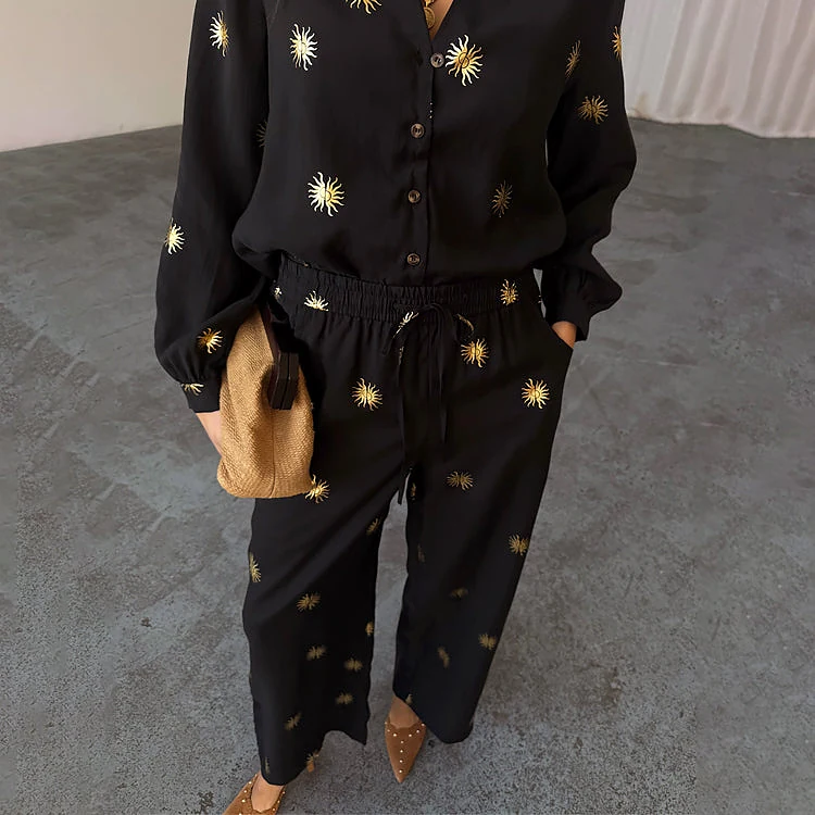 Gold Sun Elissa Trousers