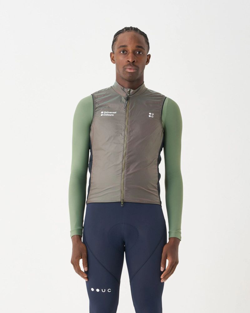 Unisex Spectrum Gilet 2.0 - Iridescent Green/Red