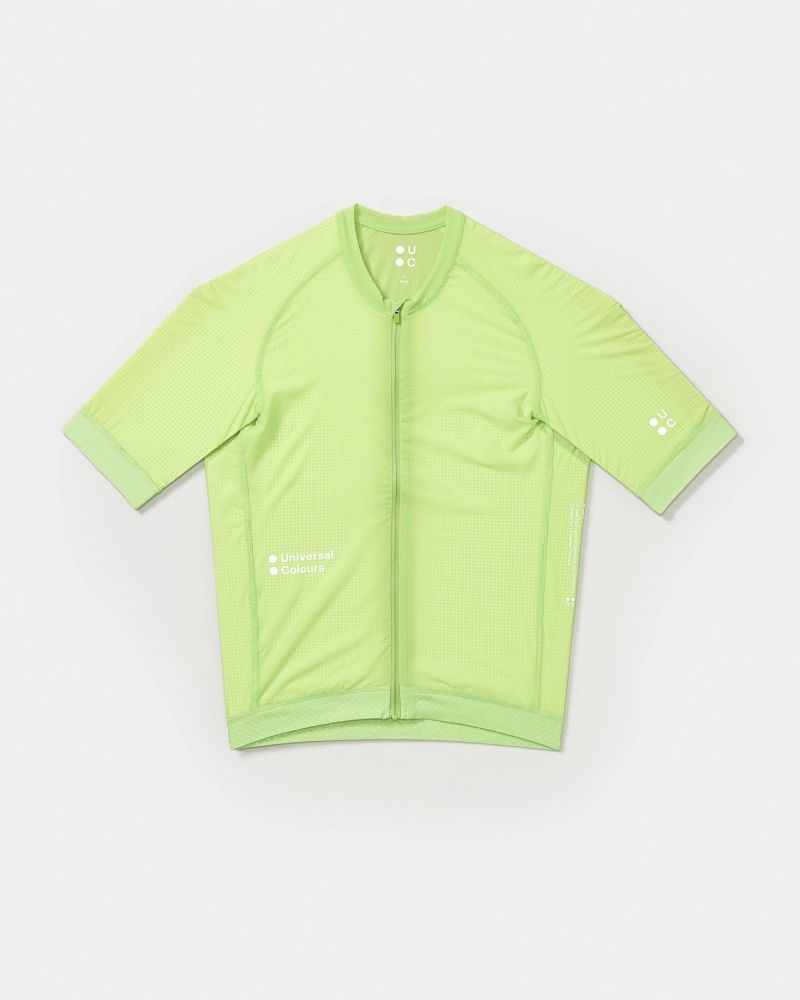 Chroma Men's Short Sleeve Jersey - Bright Lime