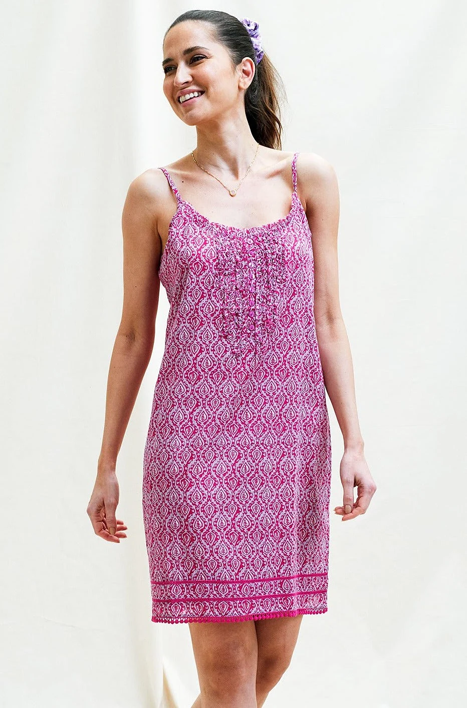 Cayo Organic Cotton Dress | Lilac