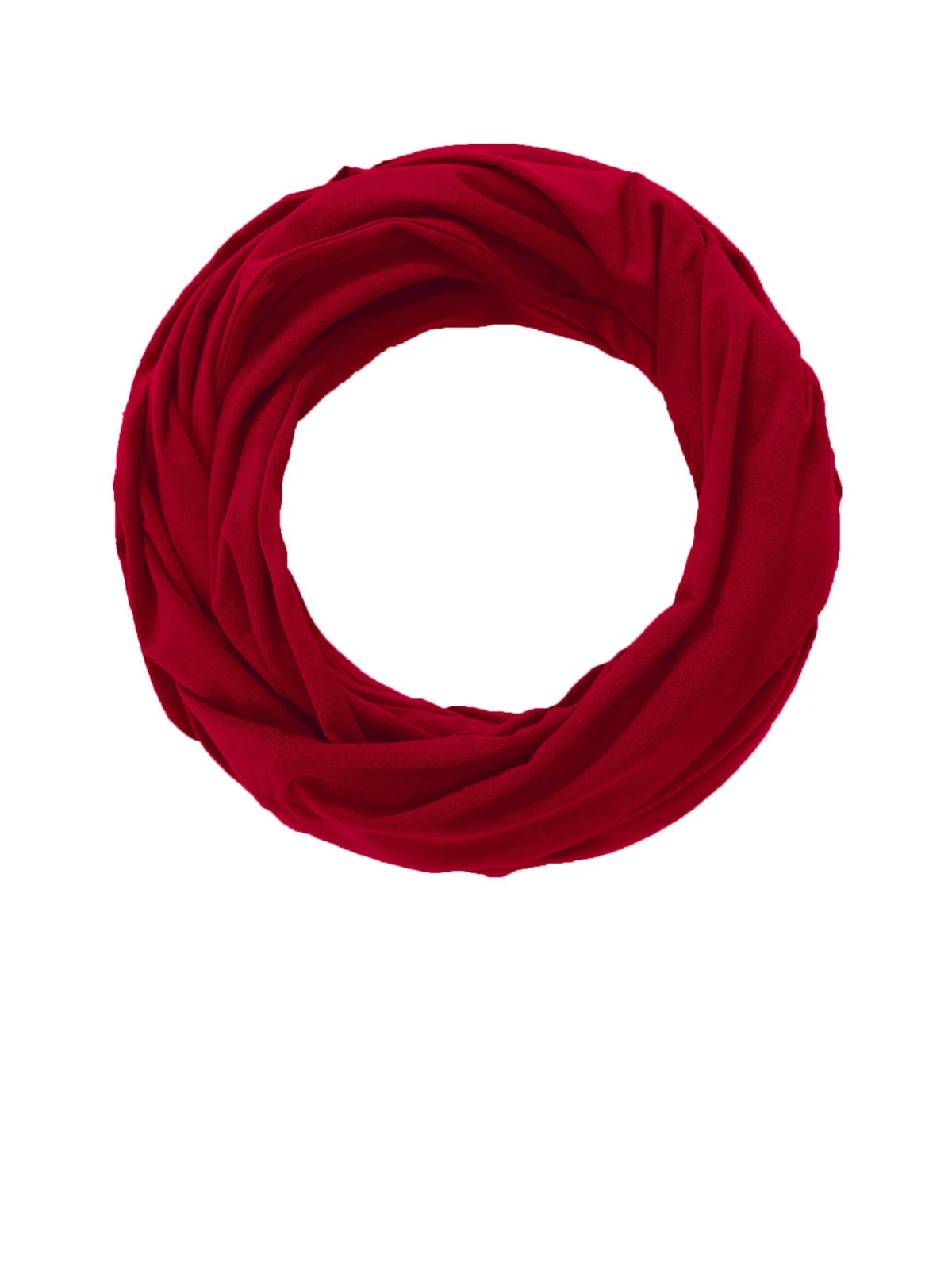Carmine Red Amalfi Infinity Scarf