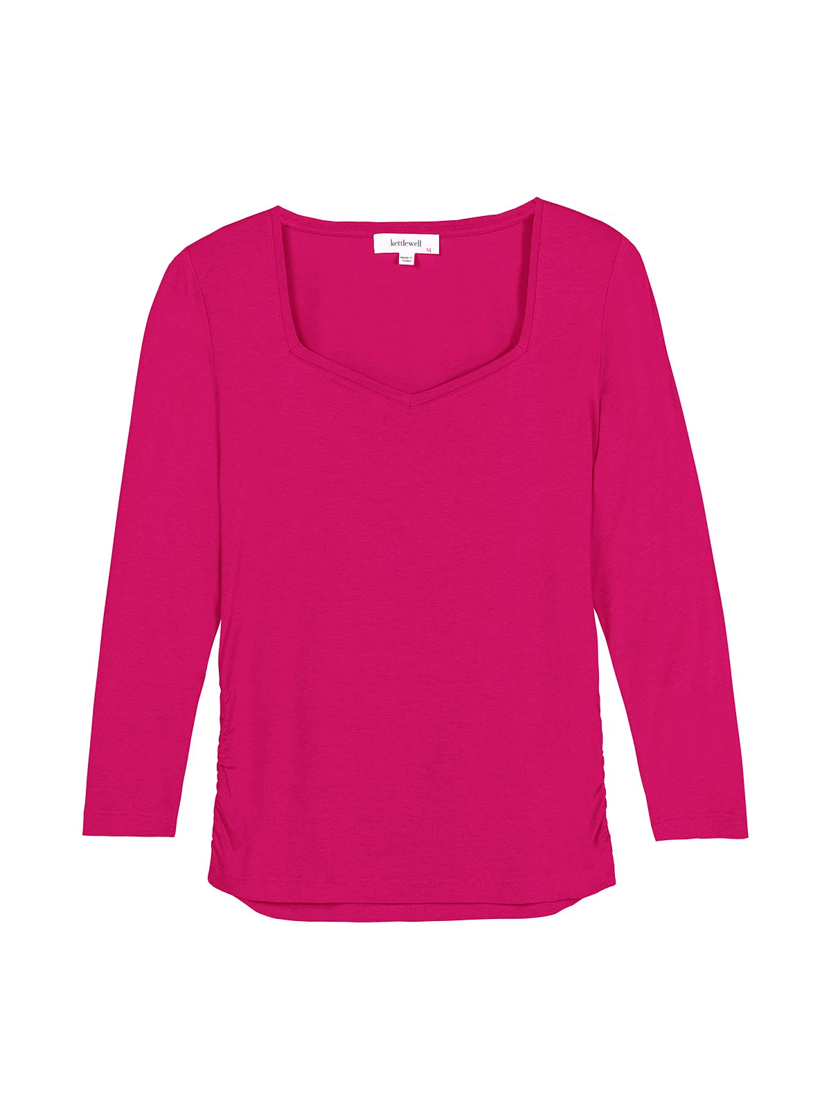 3/4 Sleeve Sweetheart Top