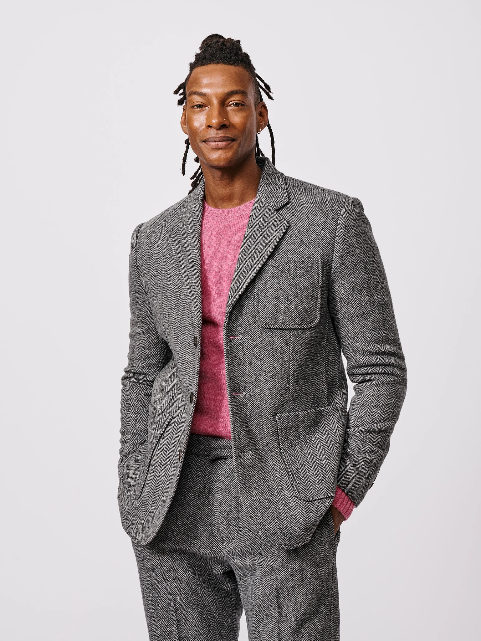 Mareham Wool Patch Pocket Suit Jacket