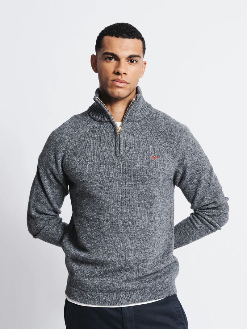 Bream Zip Neck Jumper