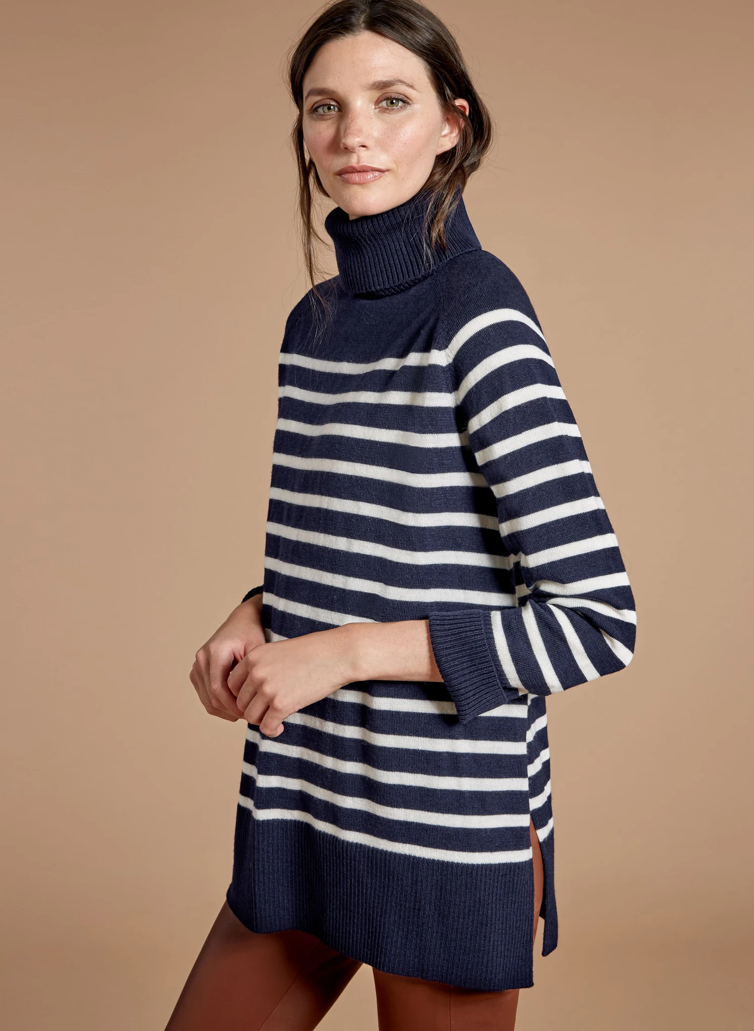 Josee Stripe Turtleneck