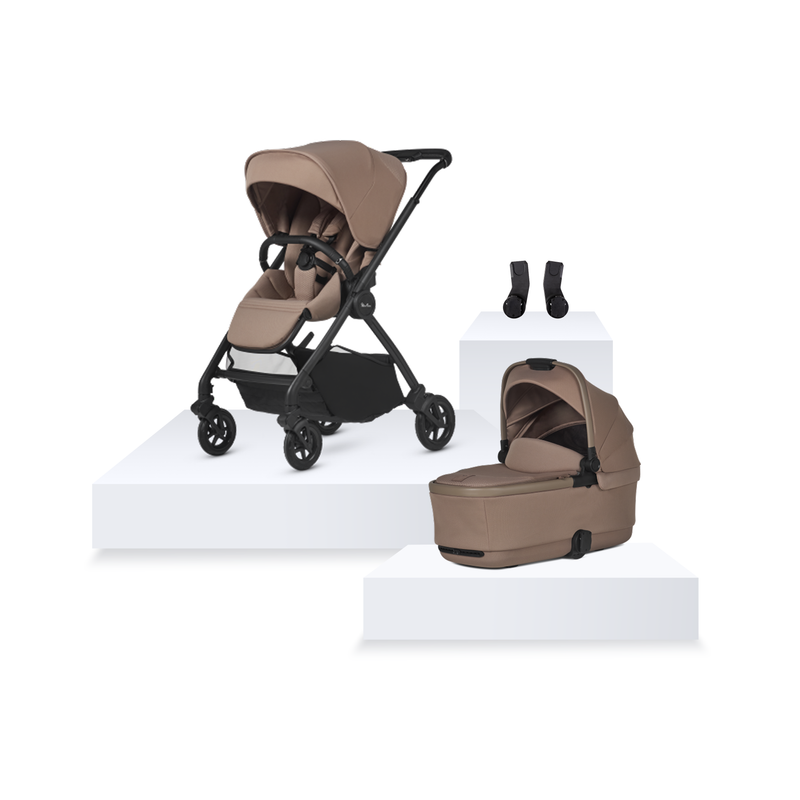 Dune 2 Mocha Travel System and Carrycot Bundle (5 Piece)
