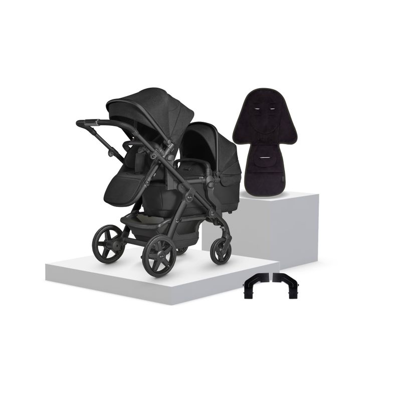 Wave 3 Onyx Single to Double Travel System (9 piece)