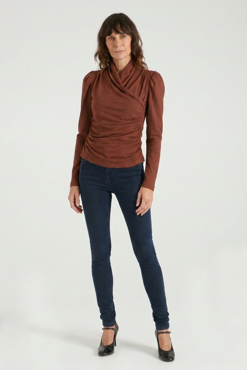 The Pandora Top | Raisin [Rusty]