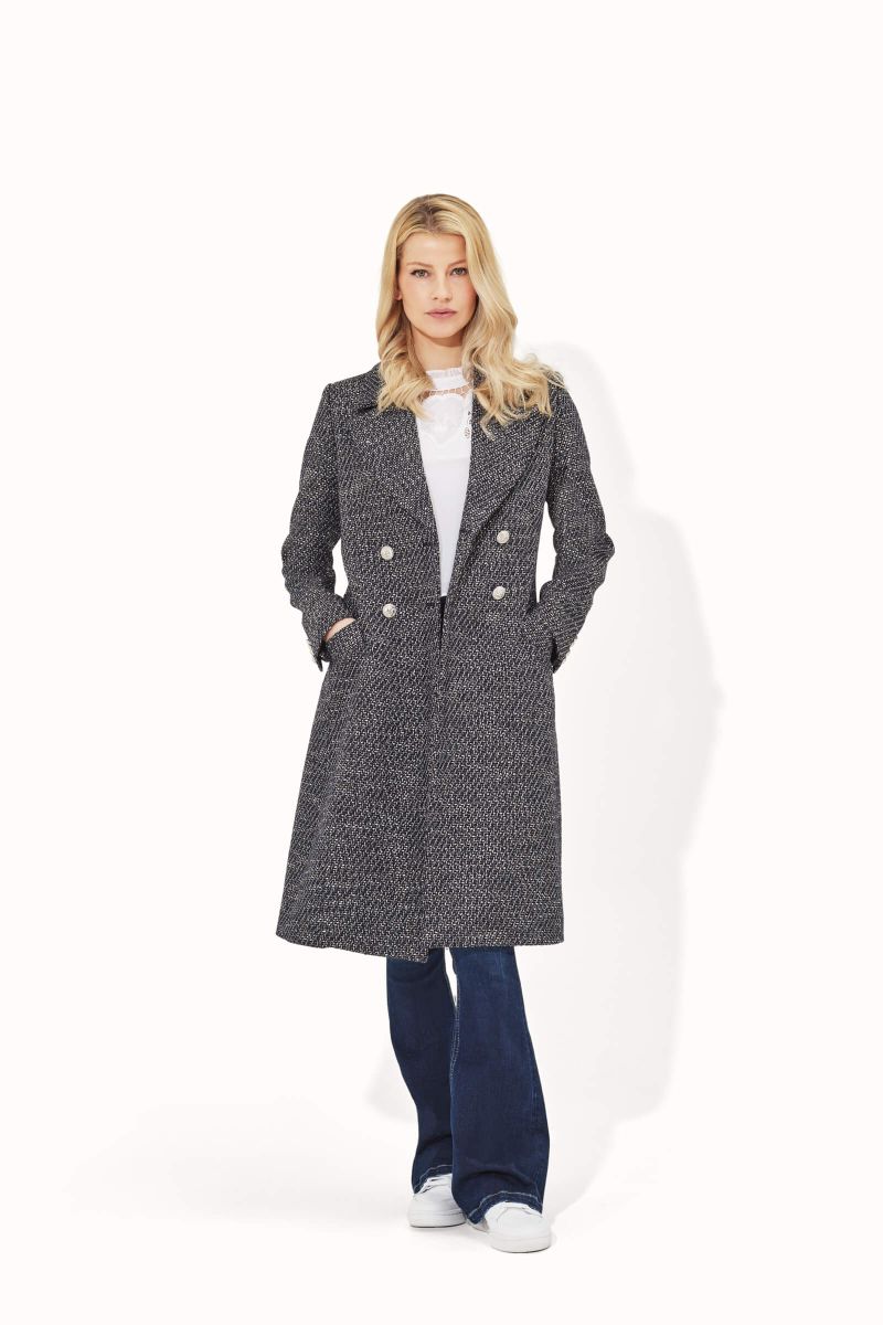 The Hustle Coat The Strong Woman Statement Coat - Admiral Of The Fleet