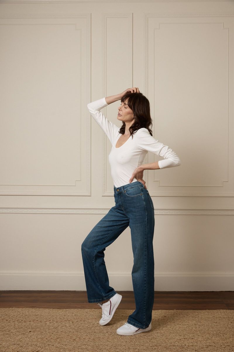 Maddy The Butter Soft Wide Leg | Classic Dreamer [Blu Scuro]