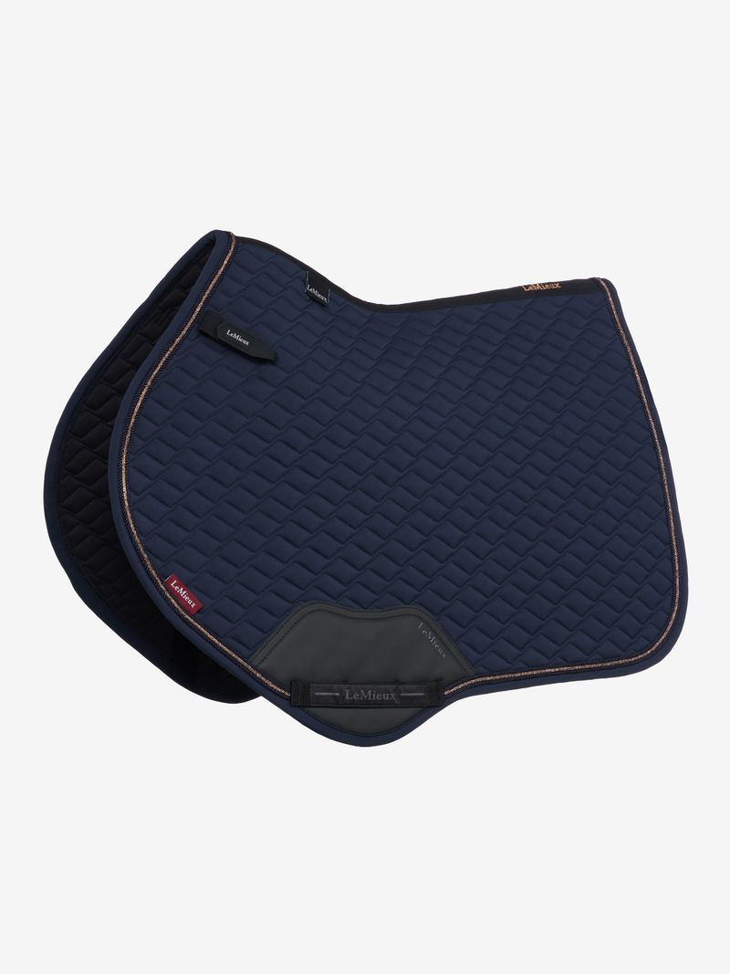 LeMieux Navy Brilliance Close Contact Saddle Pad in Large