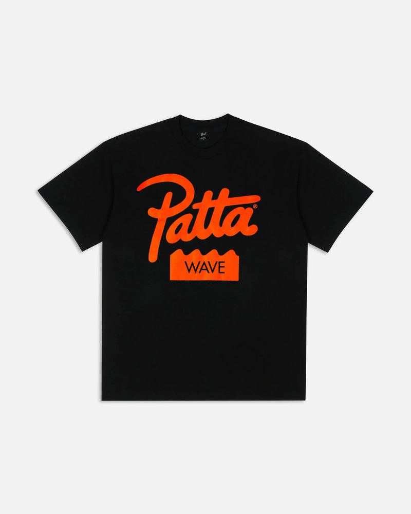 Patta Wave T-Shirt (Black)