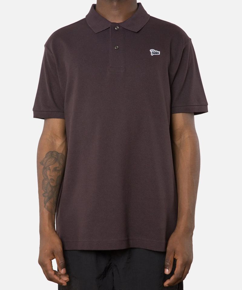 Patta Basic Shortsleeve Polo (Chocolate Plum)