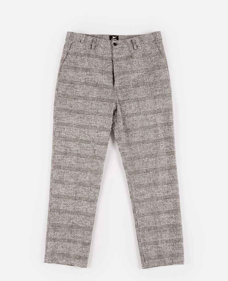Patta Pow Check Suit Pants (Dark Gull Gray/Black)