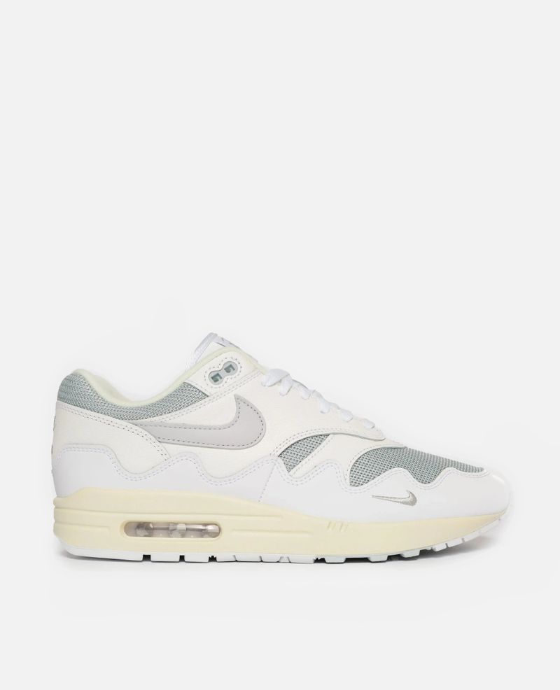 Patta x Nike Air Max 1 (White/Pure Platinum-Metallic Silver)