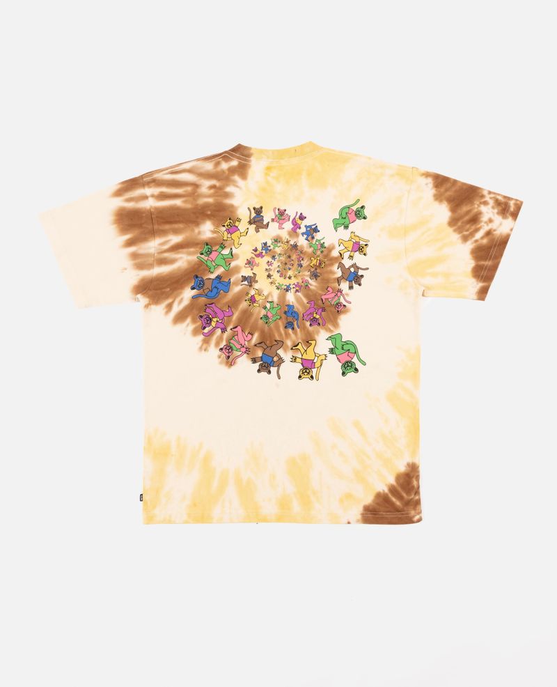Patta Tie Dye Swirl T-Shirt (Tapioca)